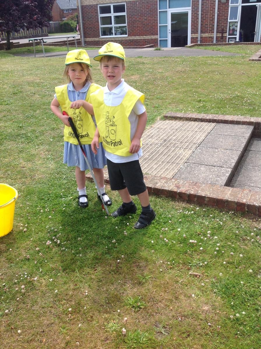 We are looking after our school