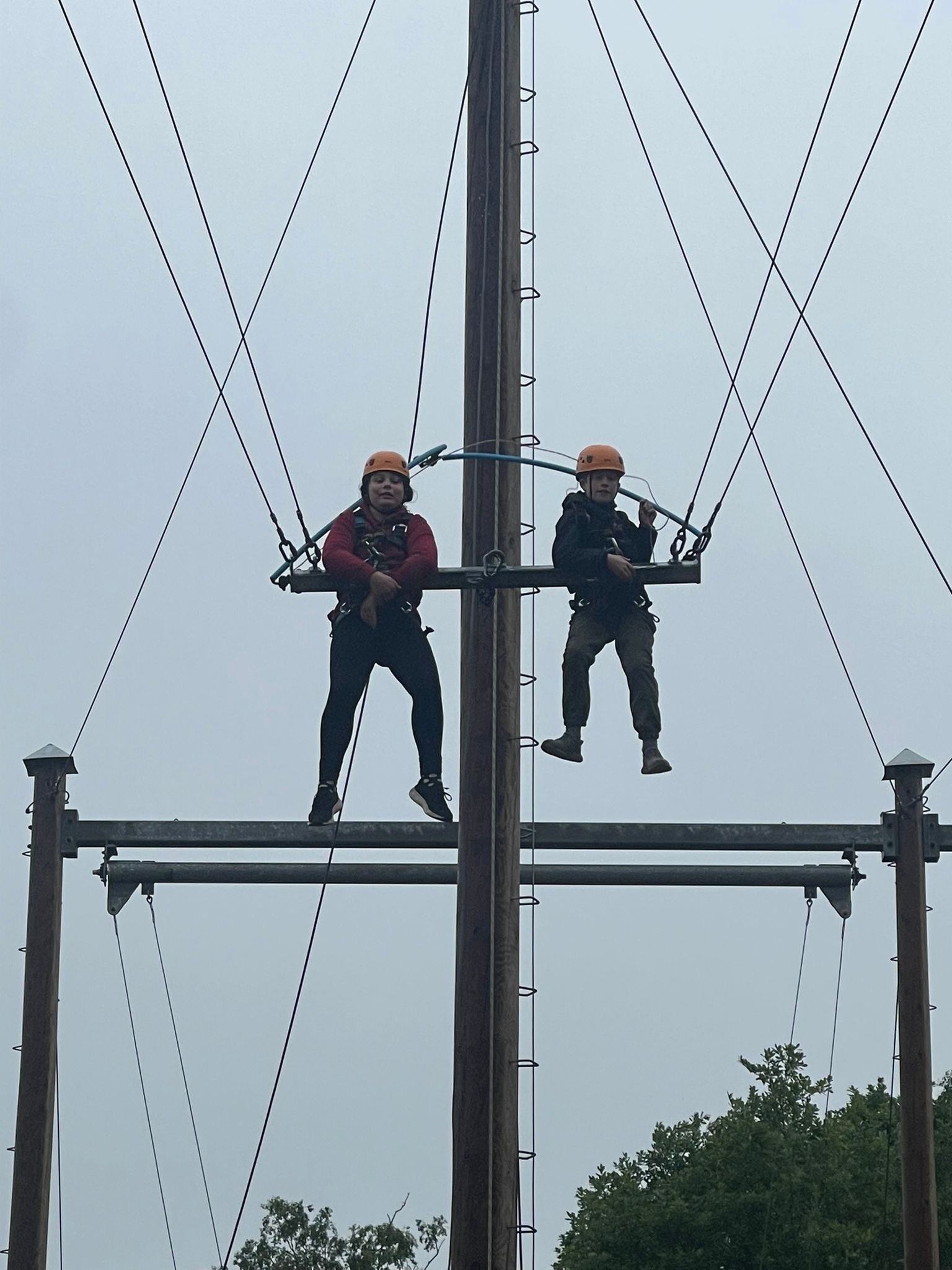 Year 6 residential - Giant swing