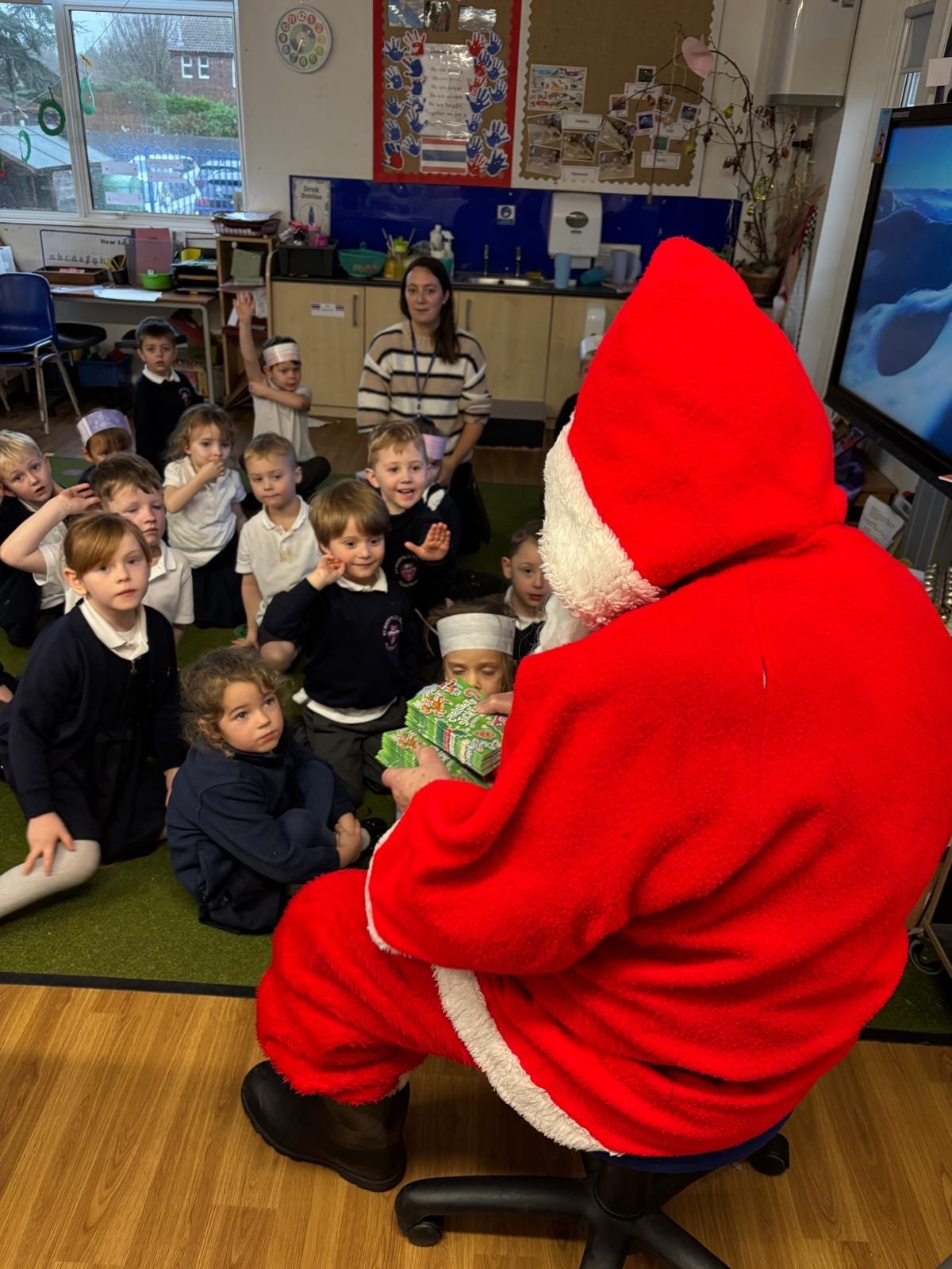 Father Christmas visits!