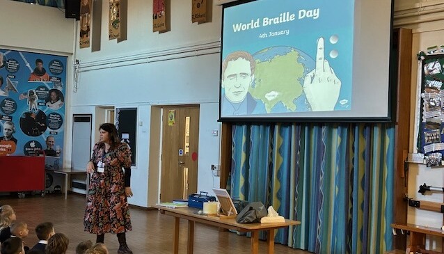 Braille Assembly to support all members of our school community