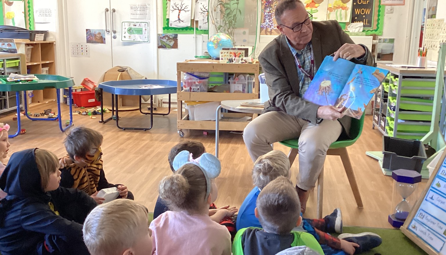 Governors visit on World Book Day