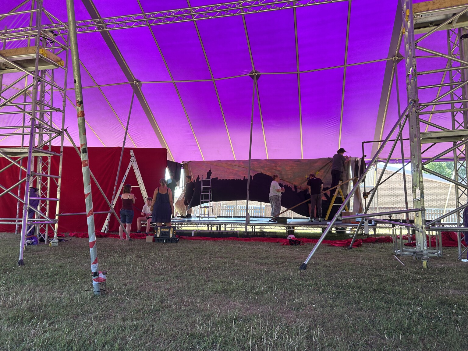Big Top goes up...