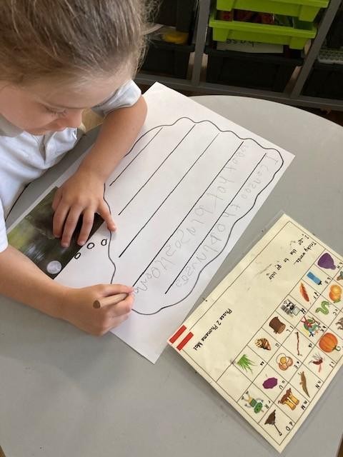 Emergent writing with our phoneme mats