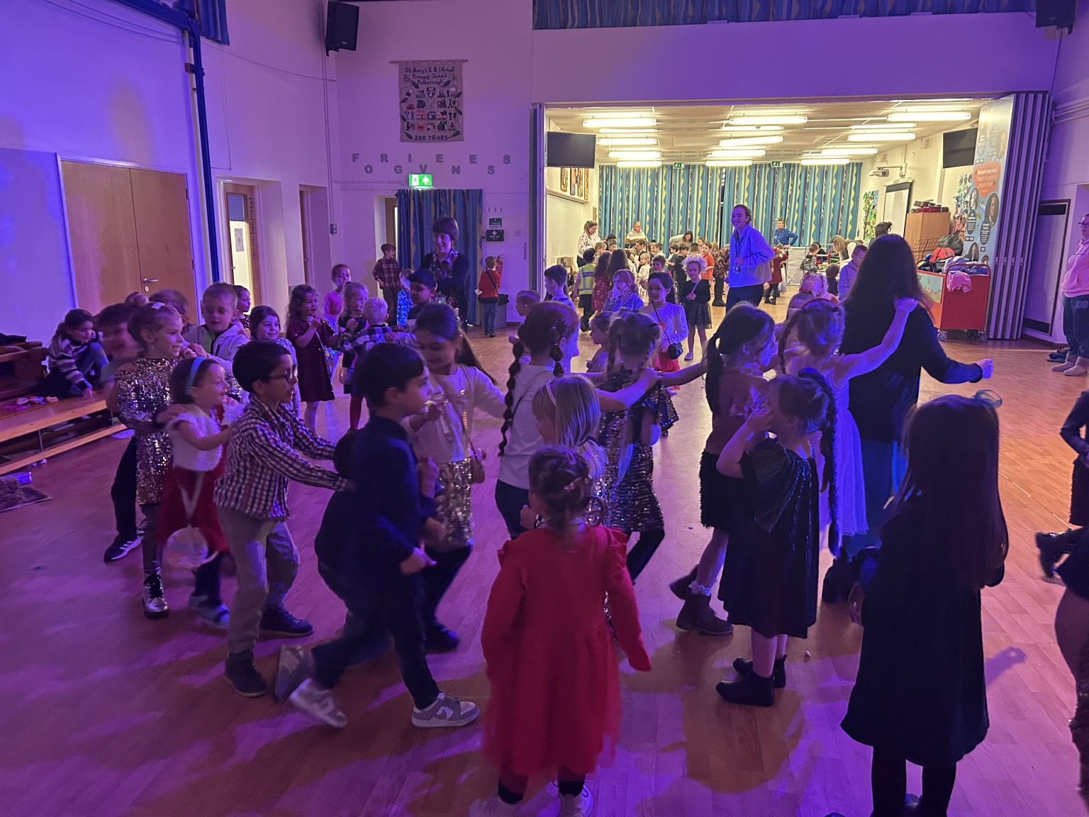 Disco - we love to dance with our friends!