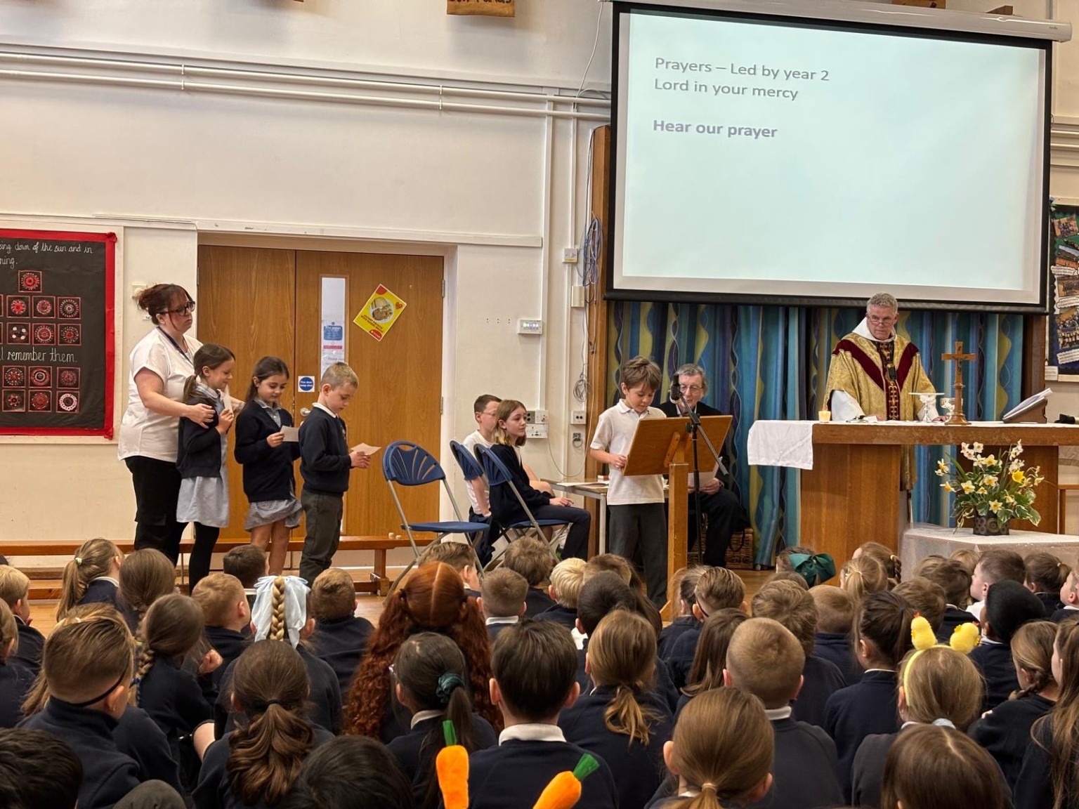 Year 2 read the prayers