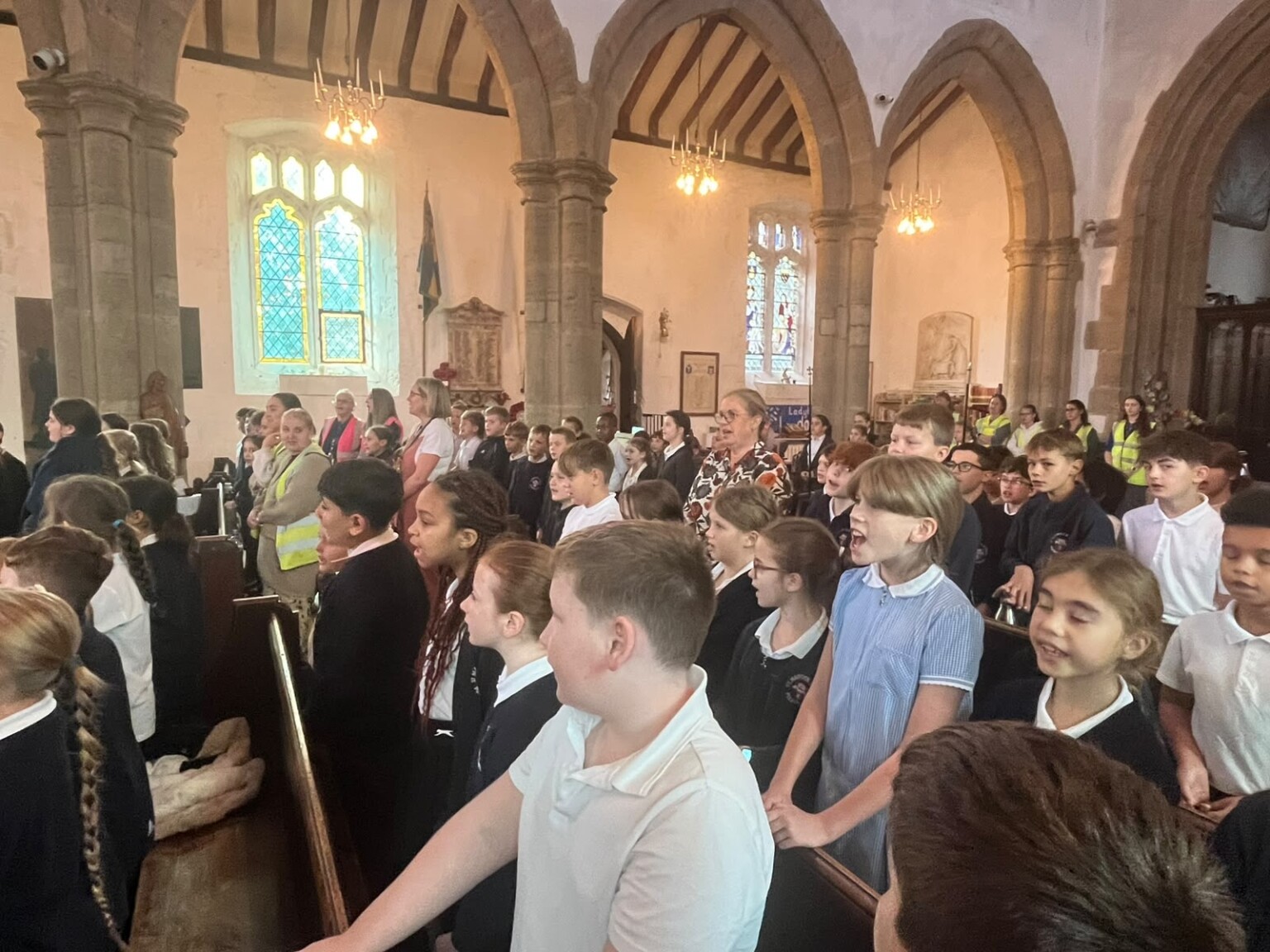 China, SA and Japan class to church