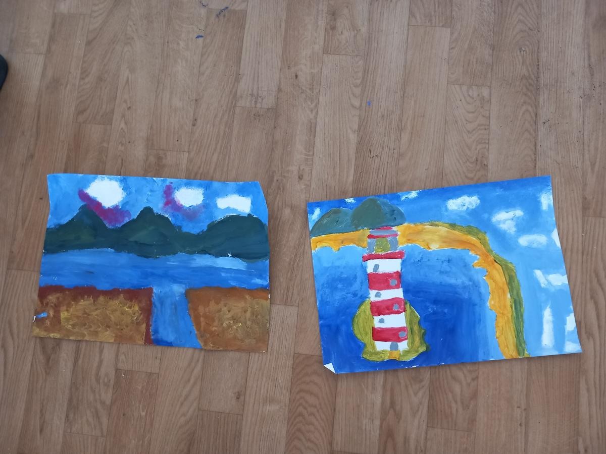 Completed artworks...