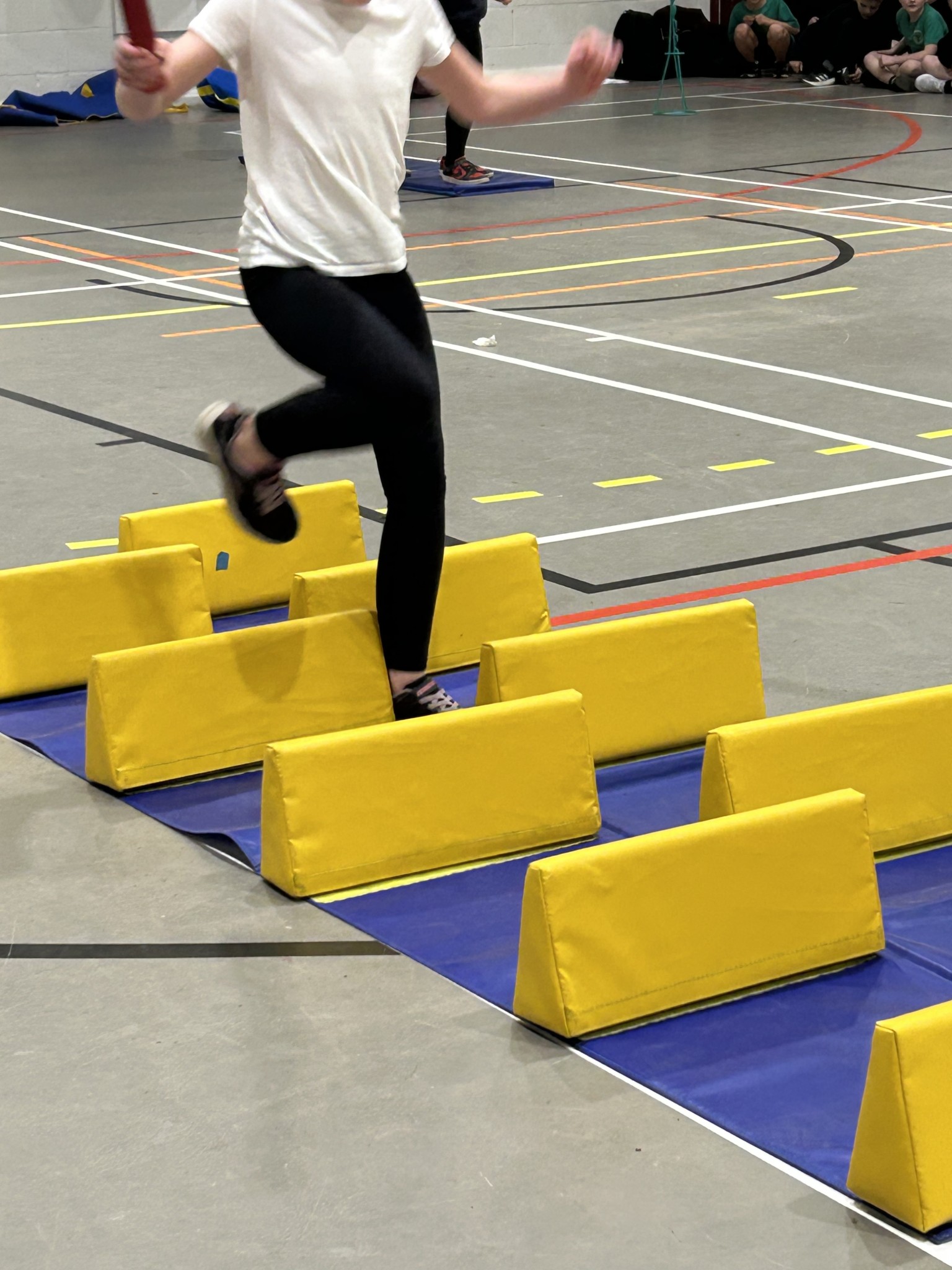 Indoor athletics event...
