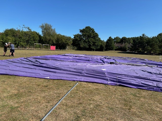 Big Top is up! Treasure Island here we come!