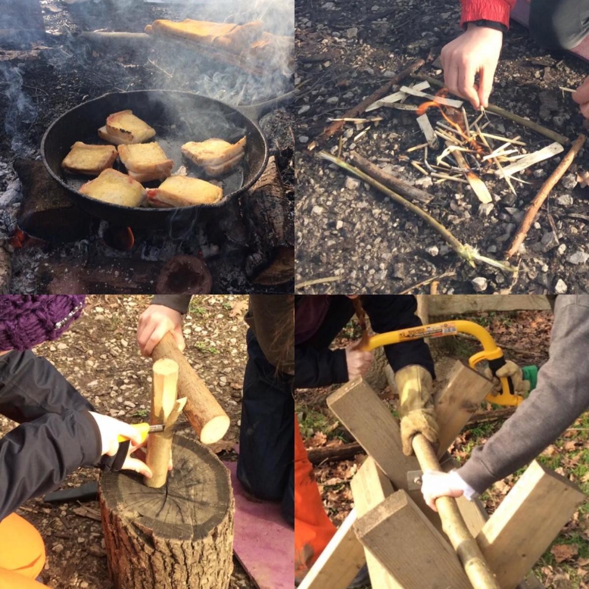 Use of tools for Forest Schools