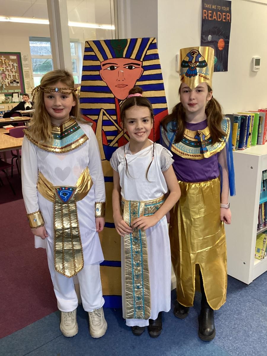 Assembled Egyptians...