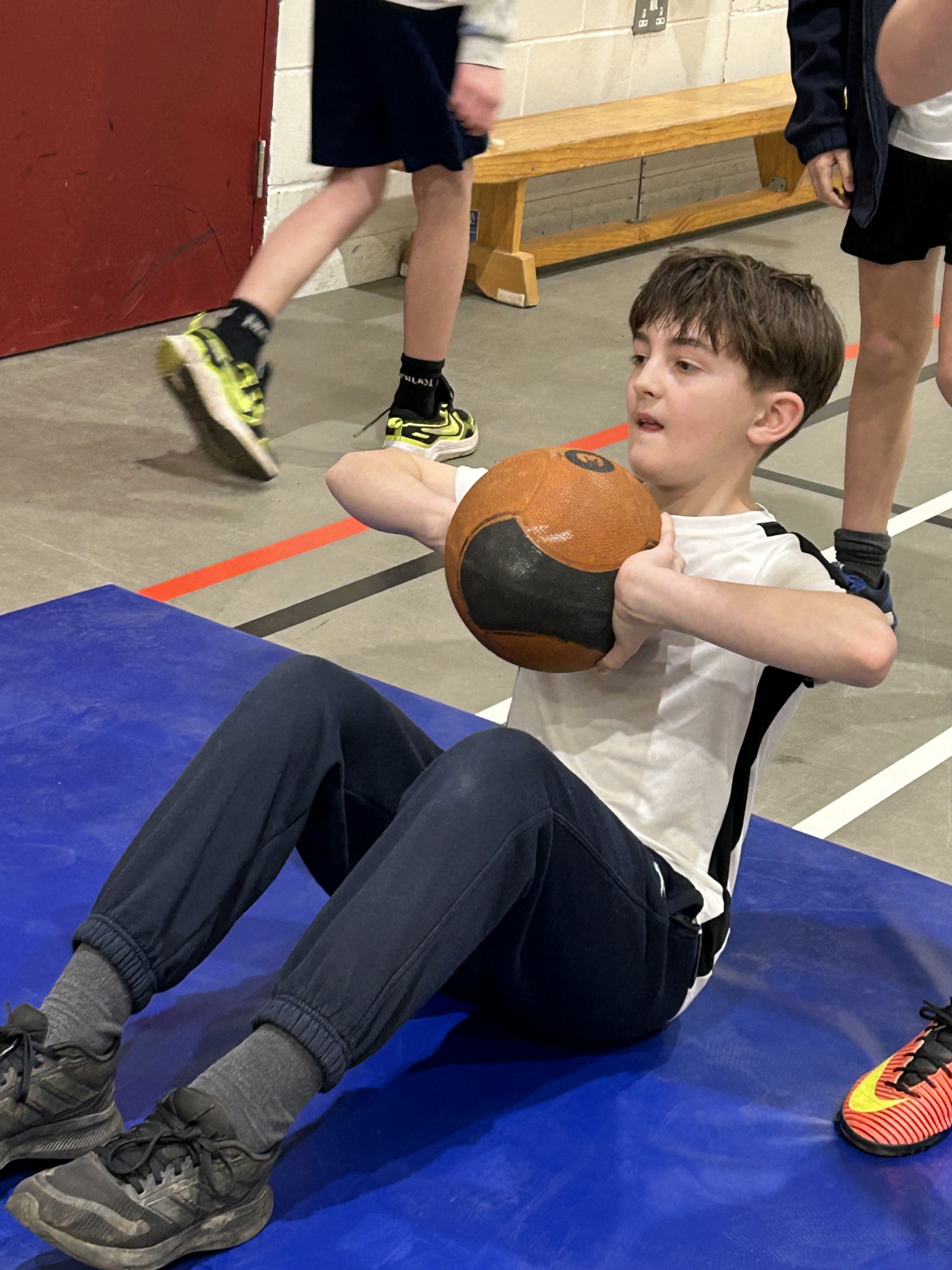 Indoor athletics event...