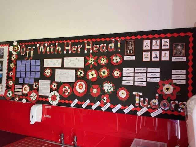 Display of learning from 'Off with her head'