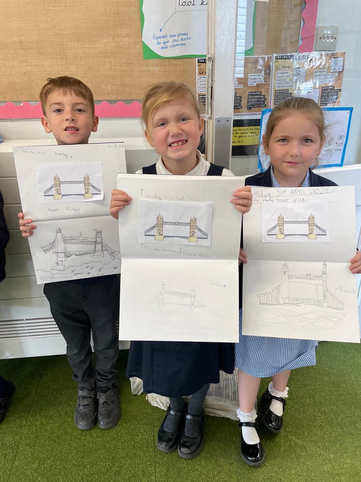 Jo Peel inspired Y2 art with line drawings