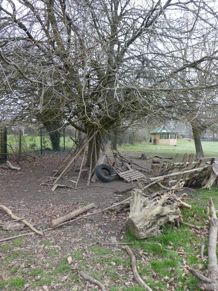 Forest school - den-building...