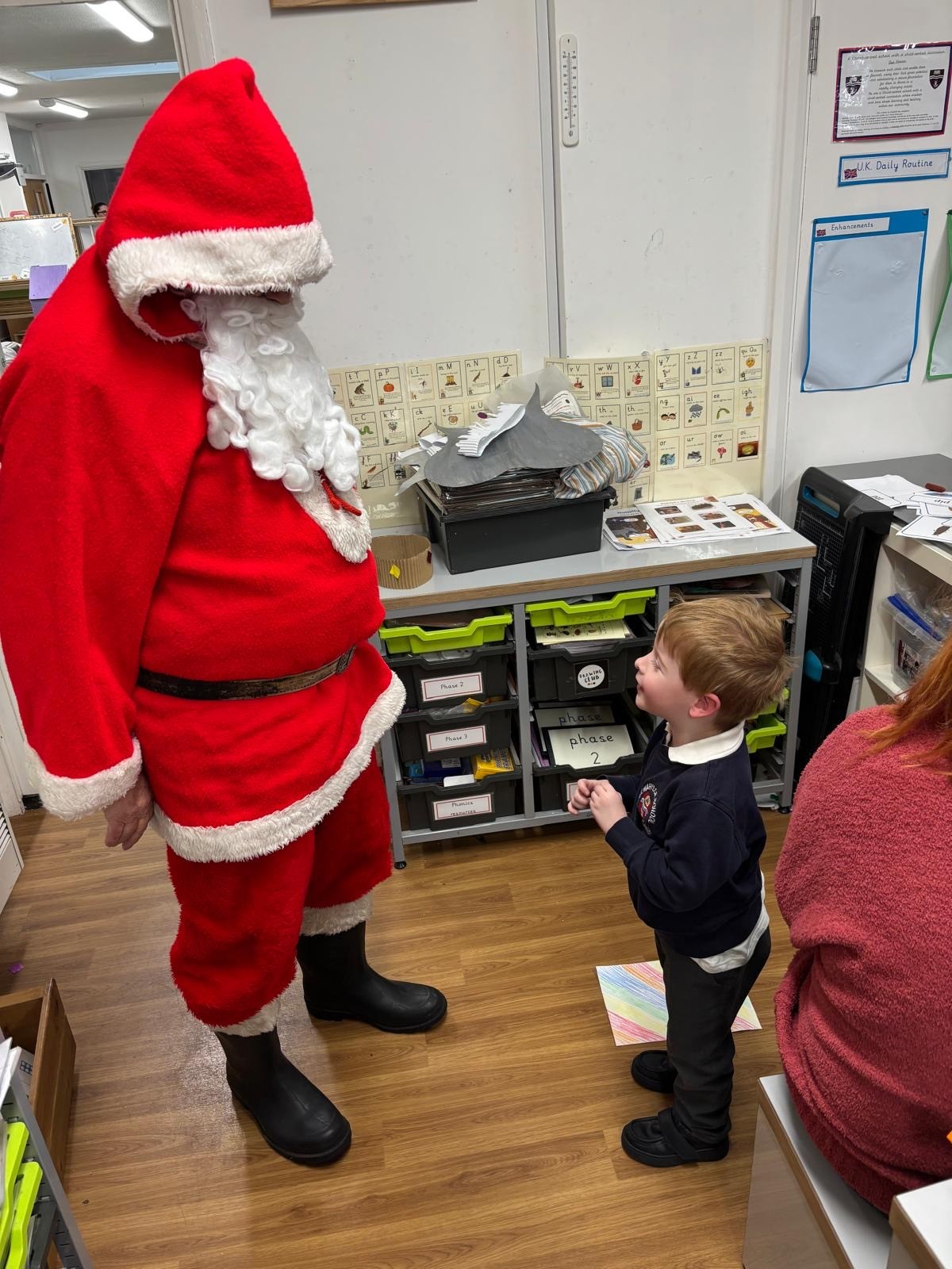 Father Christmas visits!