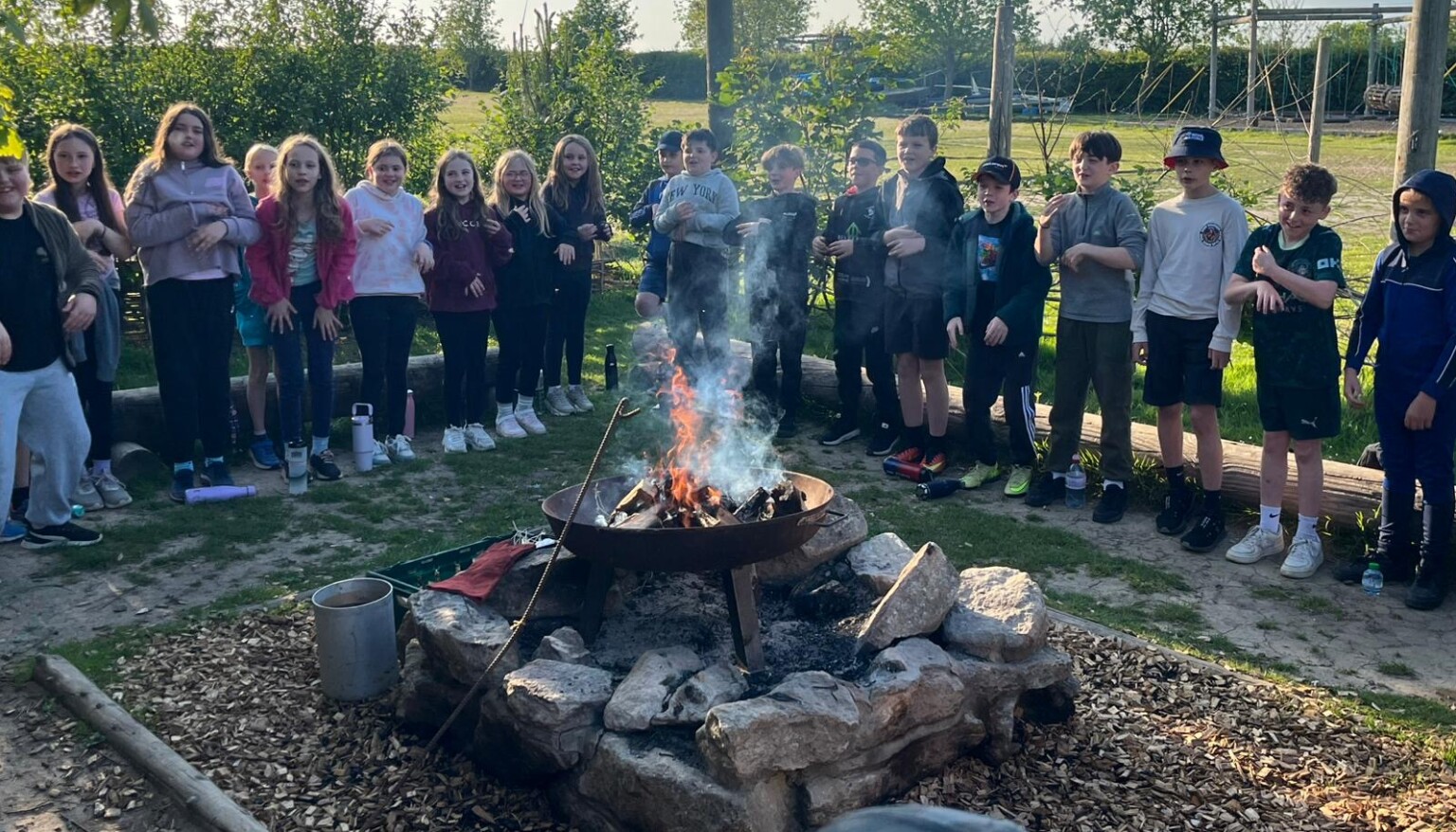 Campfire singing