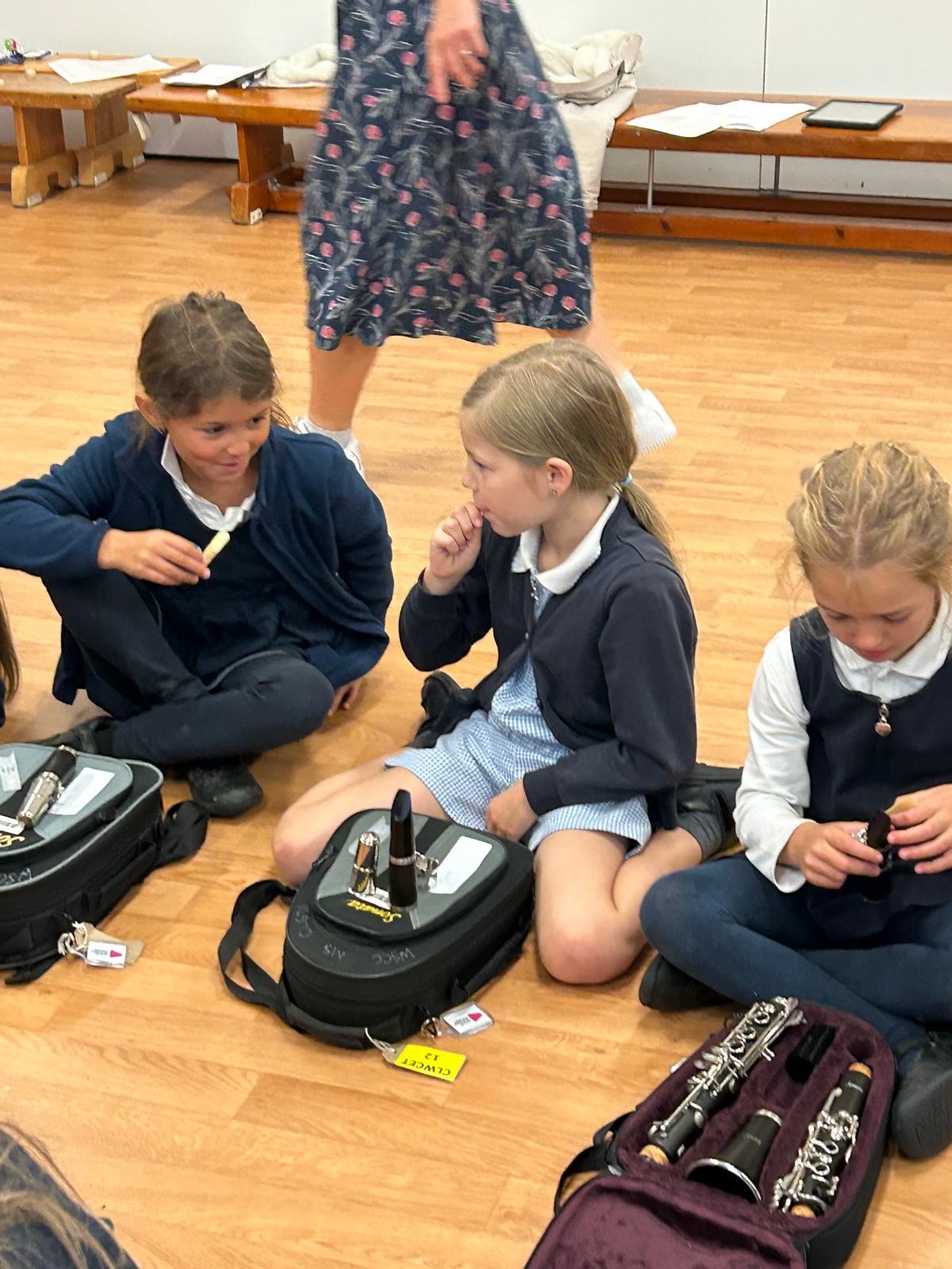 Assembling the instruments...