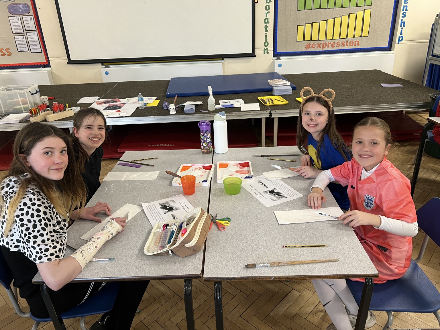 Year 6 workshop with artist