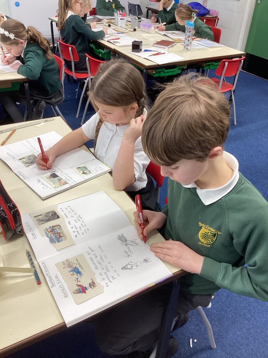 Year 4 Art lessons- studying artist and illustrators Quentin Blake and Edward Ardizzone