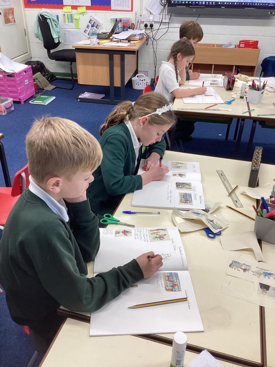 Year 4 Art lessons- studying artist and illustrators Quentin Blake and Edward Ardizzone