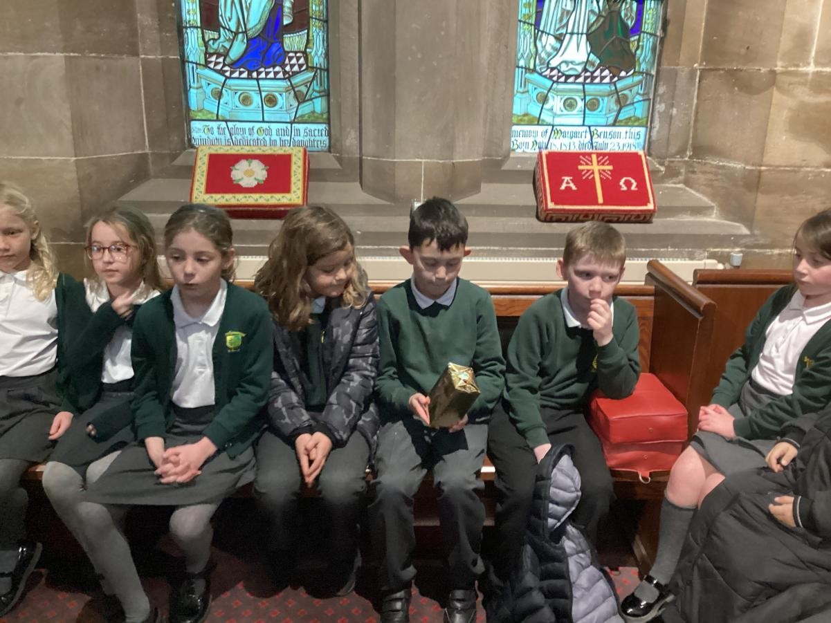 Year 4 Christmas Experience workshop at Christ Church