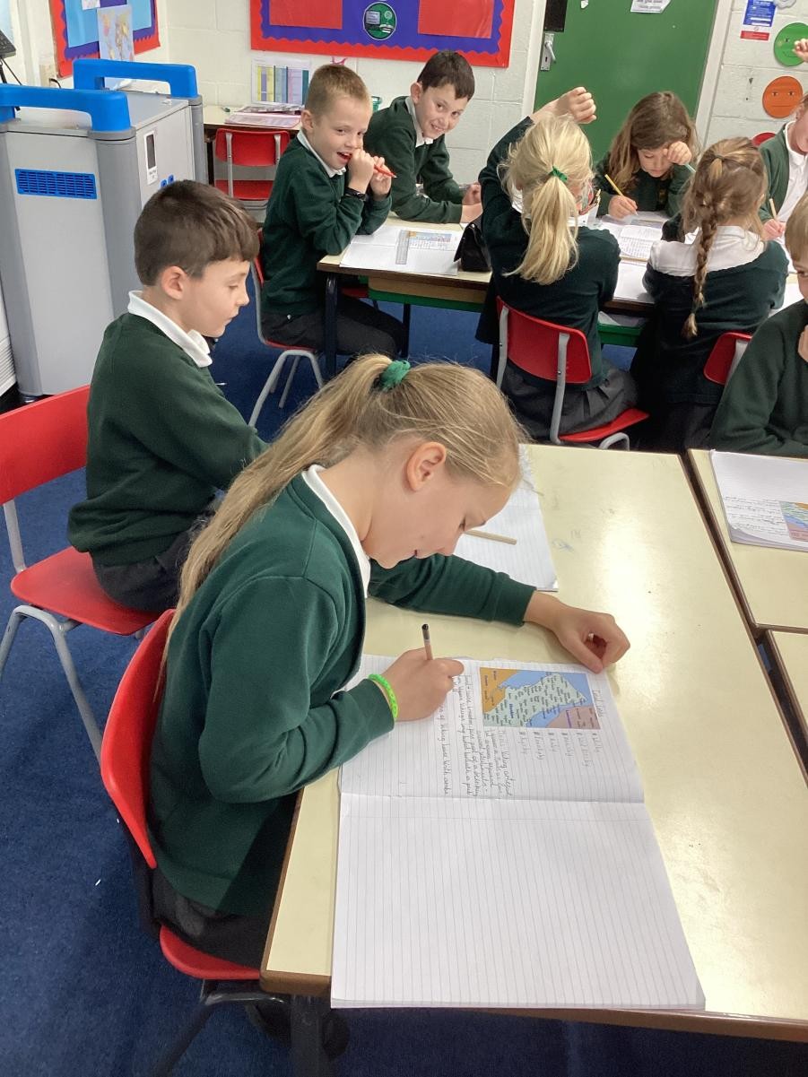 Year 4 History lesson- learning about Viking settlements in the Wirral