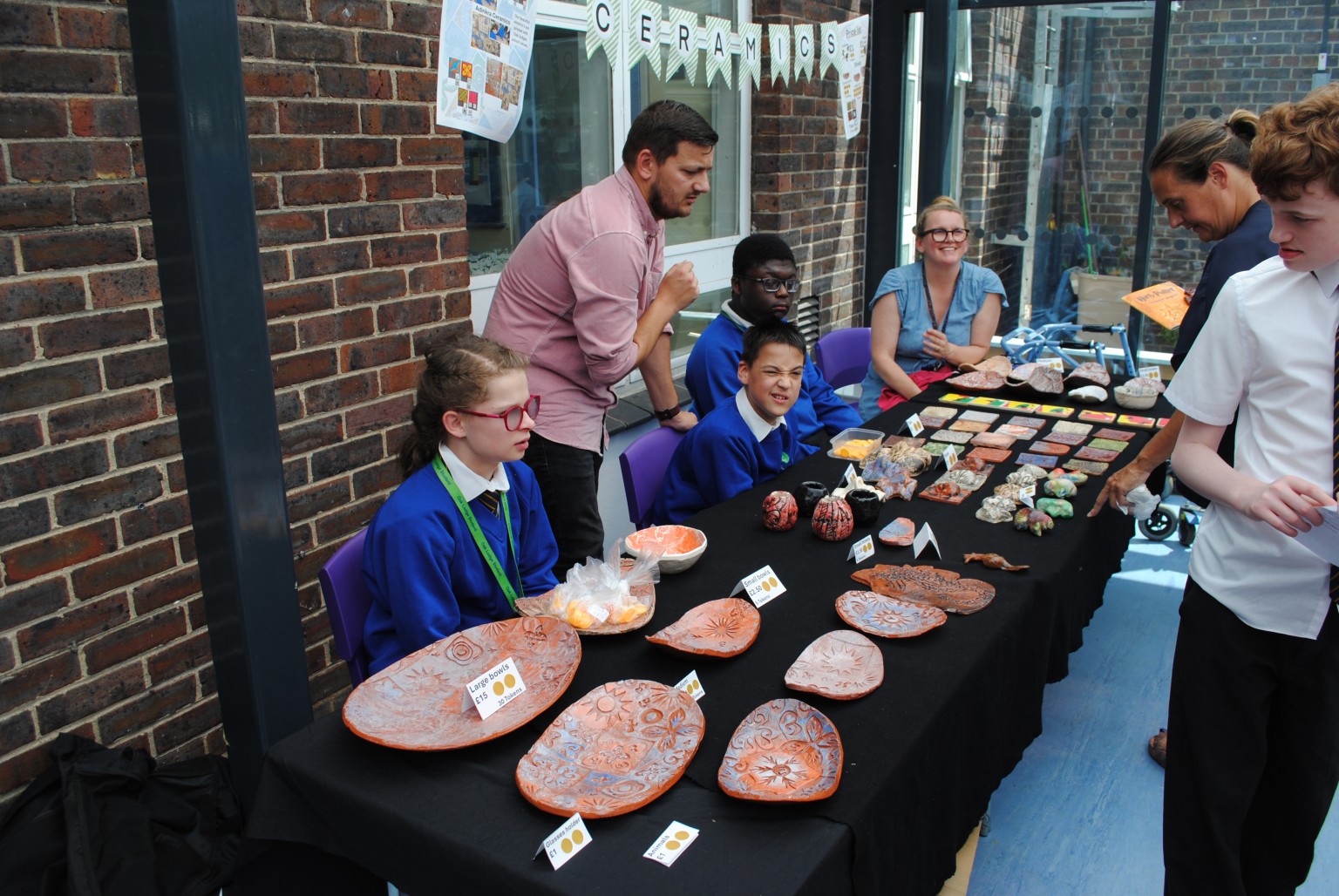 Ceramics stall