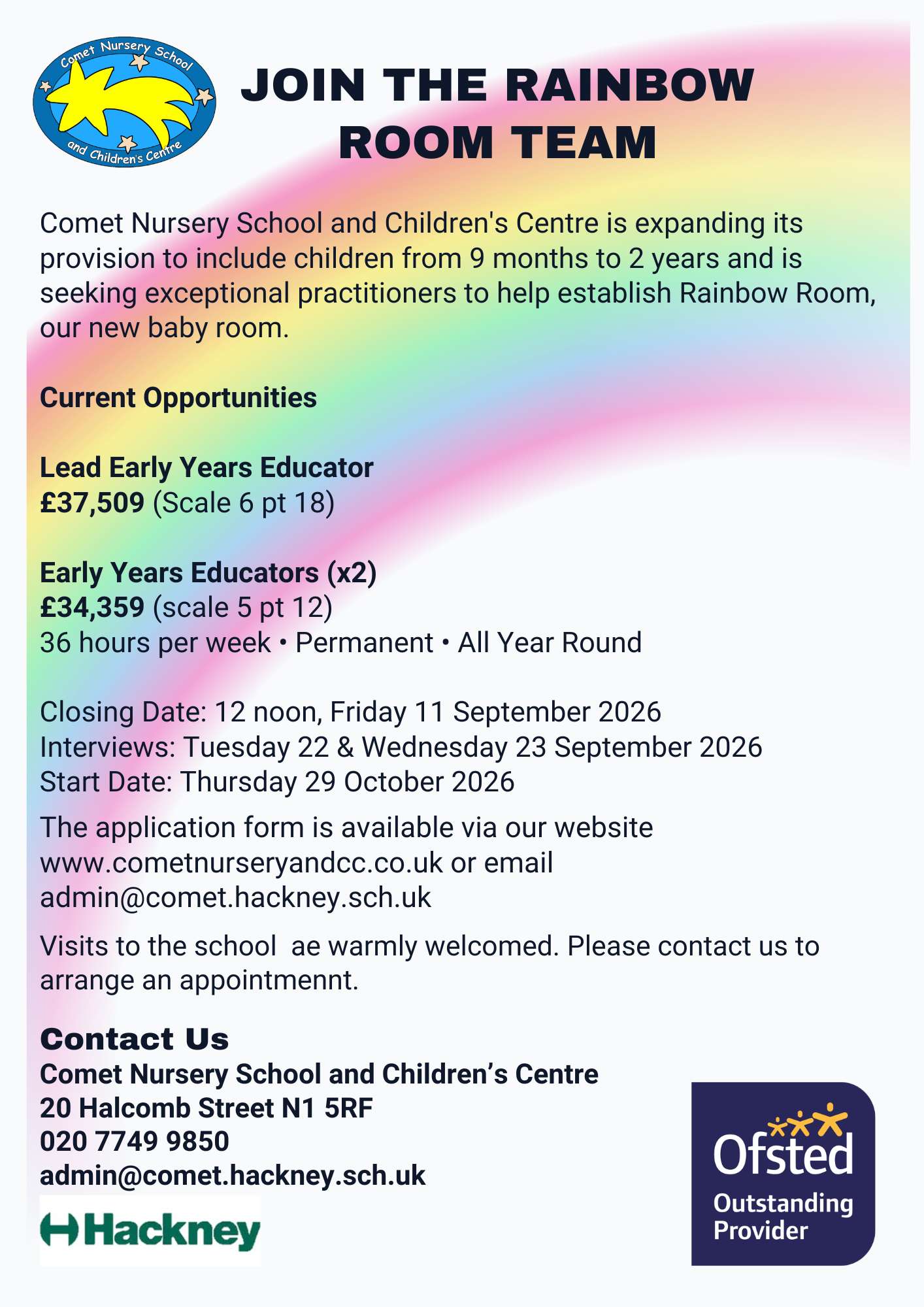 Rainbow Room Vacancies