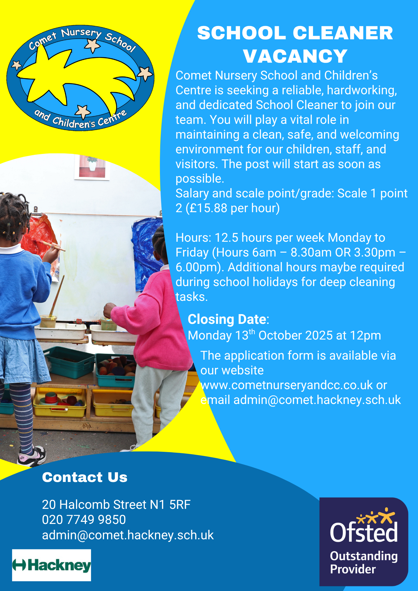 School Cleaner Vacancy