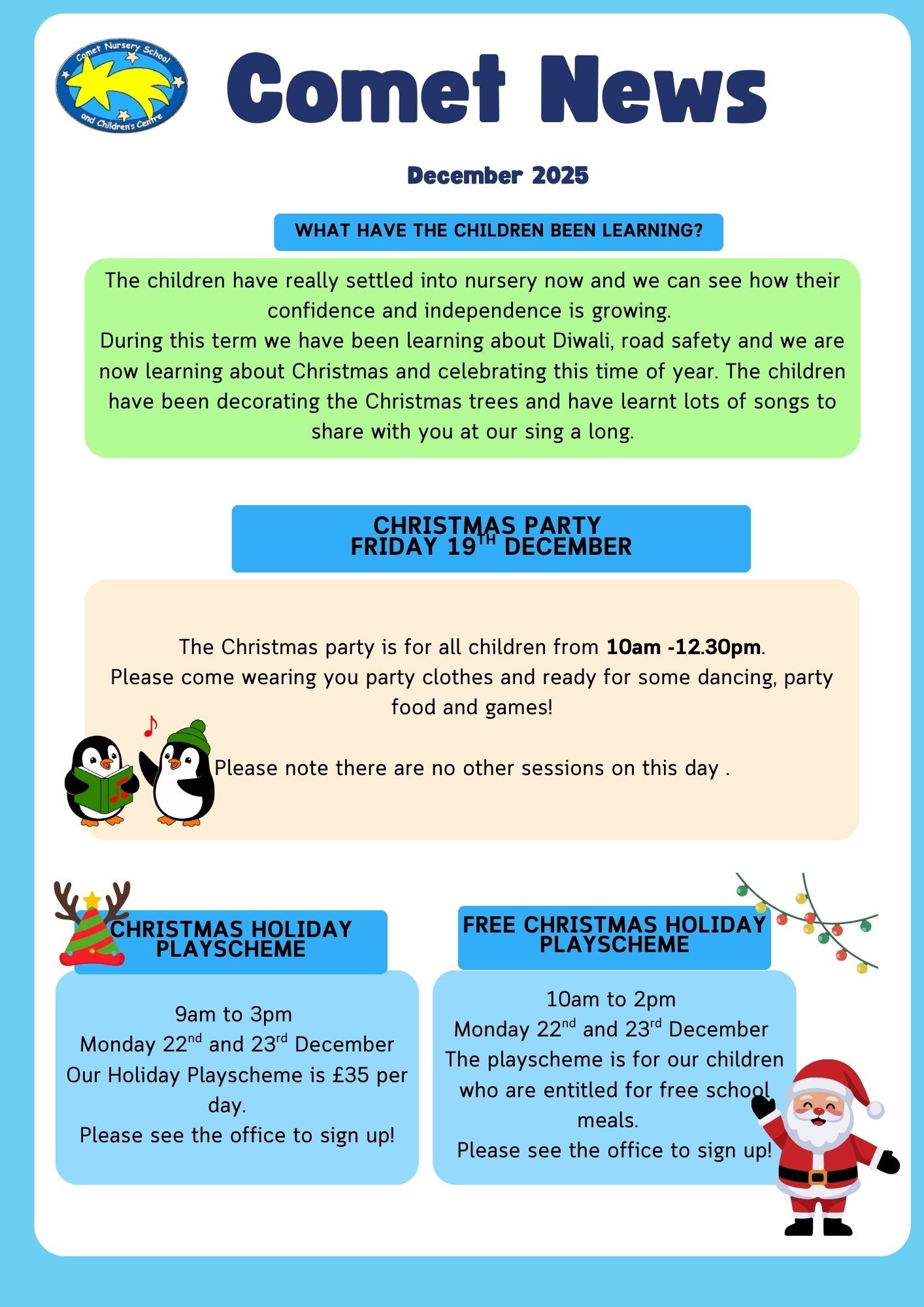 December Newsletter