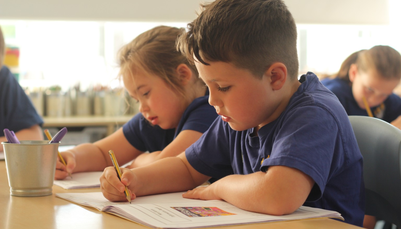Children write in a range of styles, applying the tools and techniques that they have learnt.
