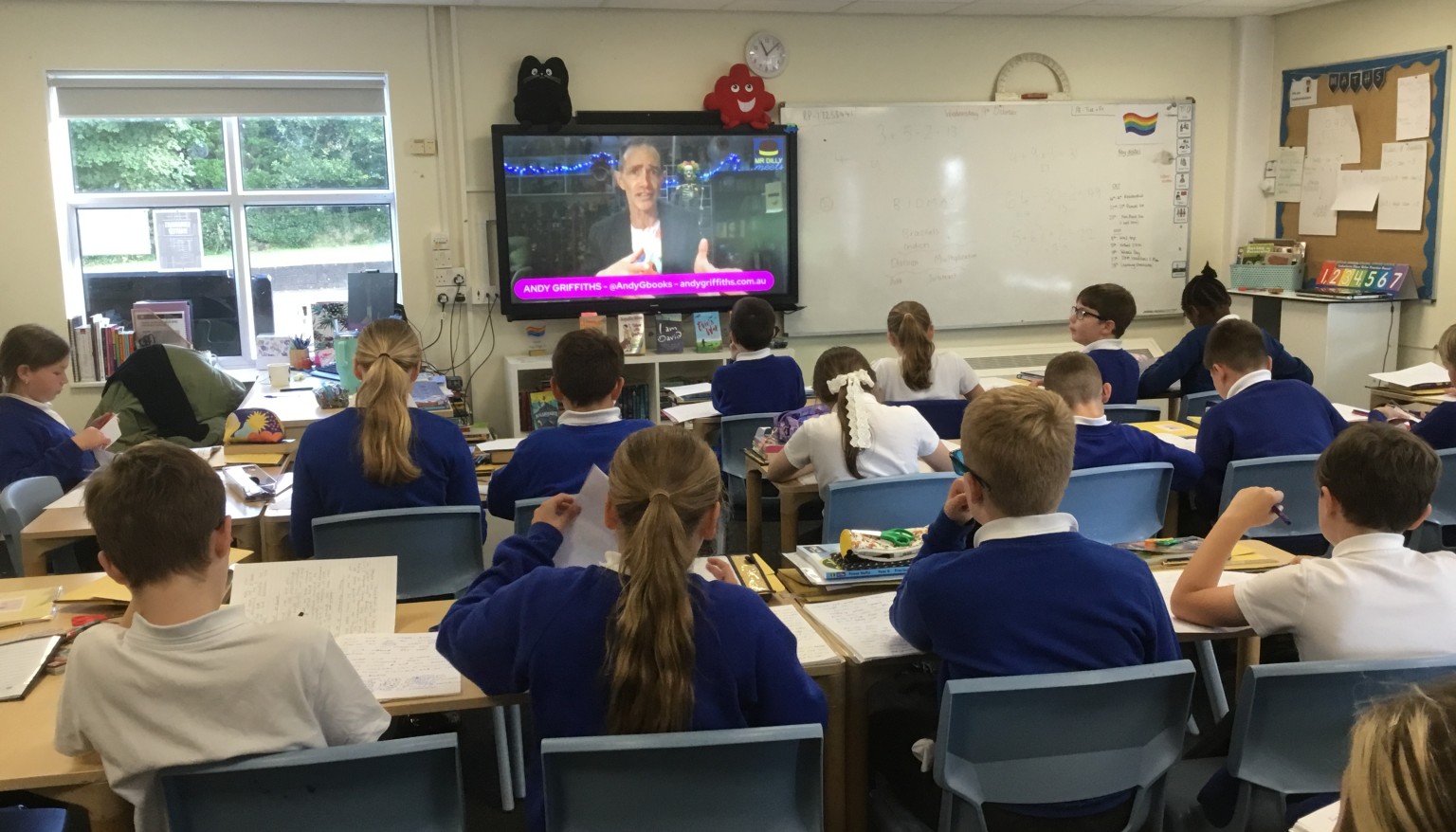 Virtual author visits, with interactive activities and the chance to ask our own questions