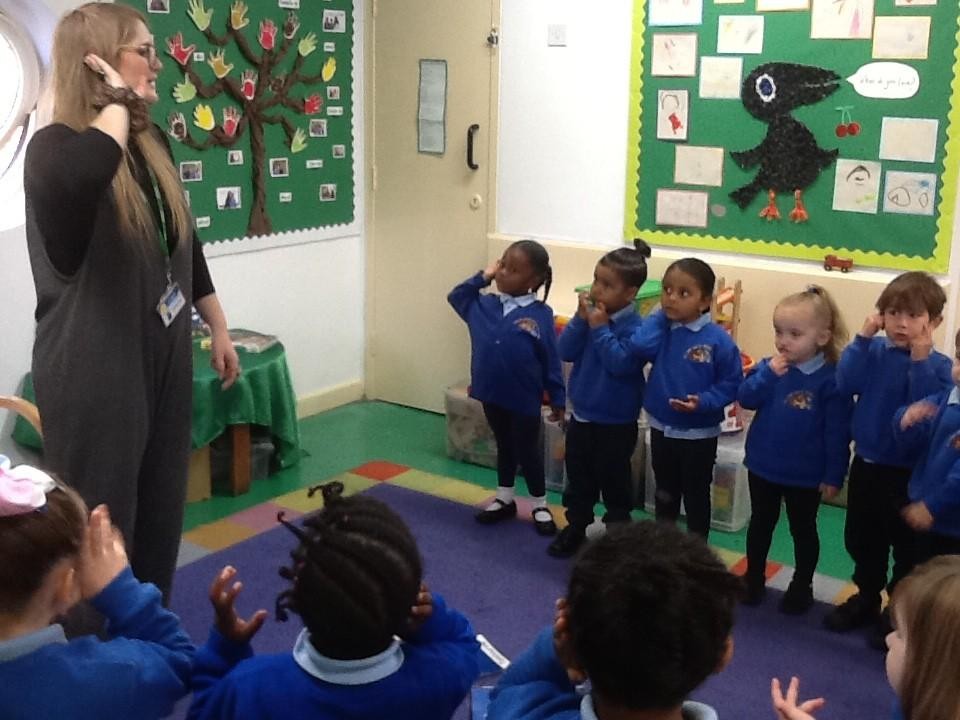 Nursery listening carefully