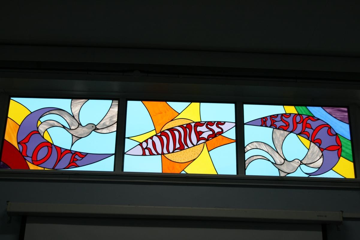 Stained glass window