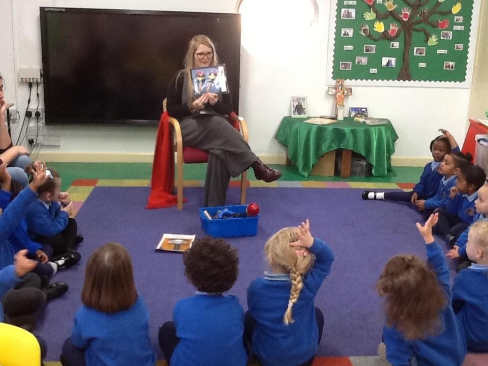 Nursery learning about different instrument sounds and names