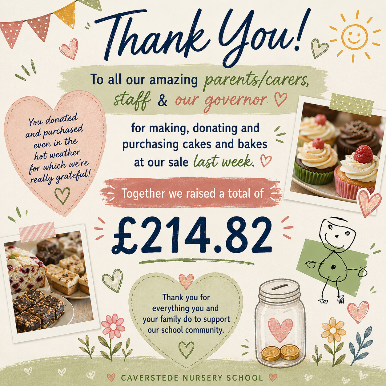 cake and bake sale