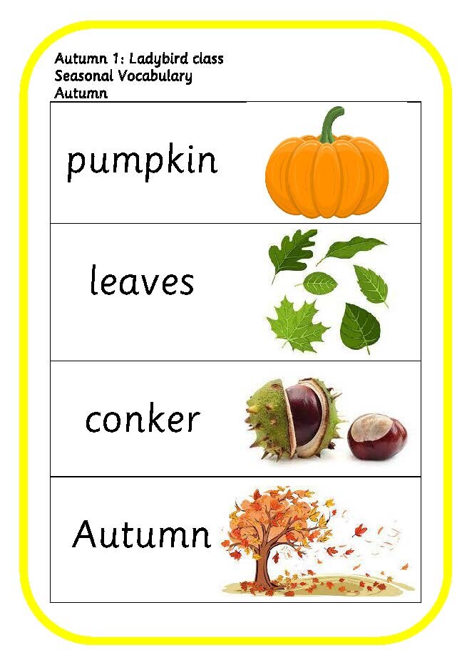 Seasonal vocab LB