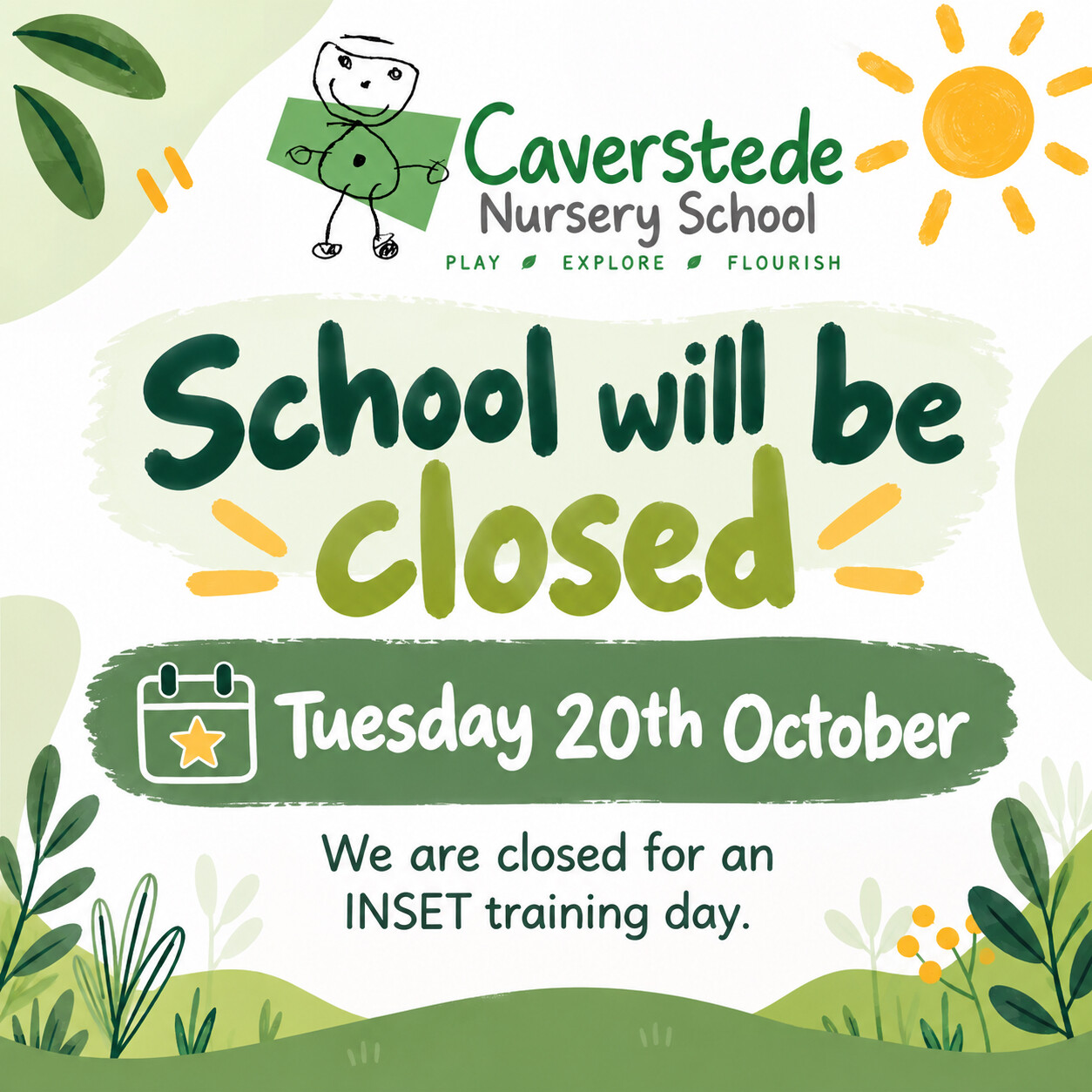 school closed 20th October