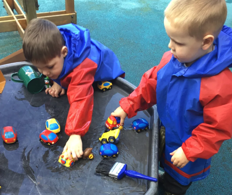 Active learning and exploring in Birtley East Nursery Oct 11, 2023