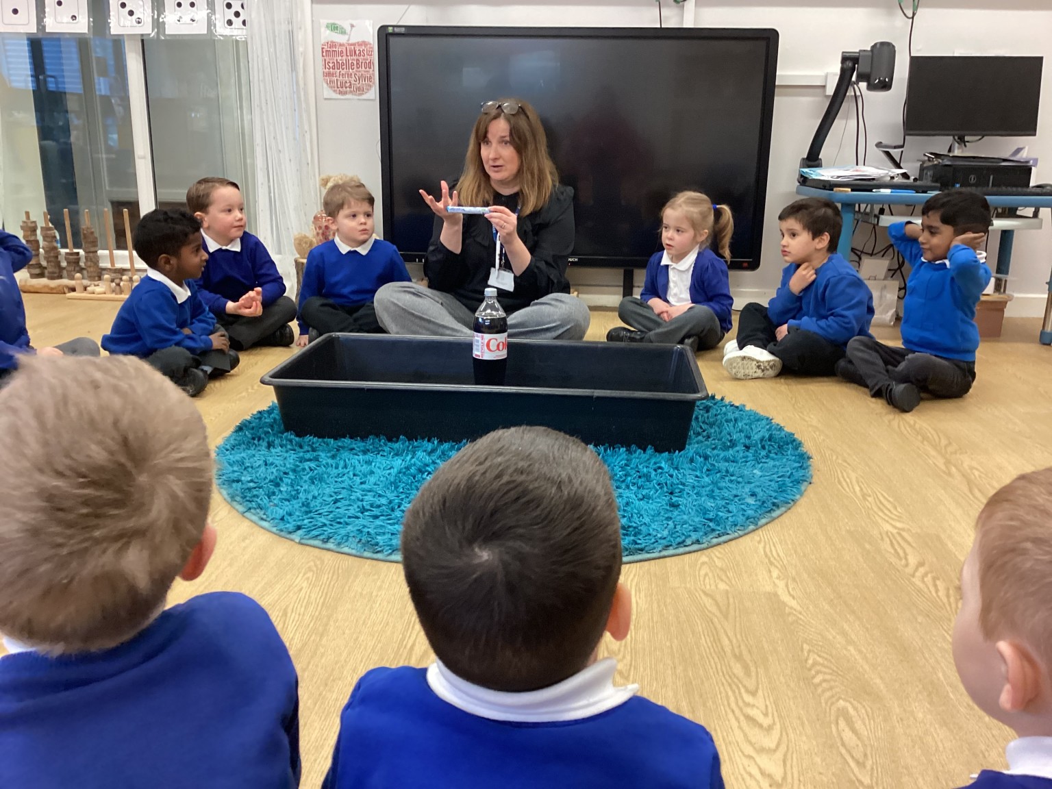 Observing scientific changes in Nursery - Science Week 2025