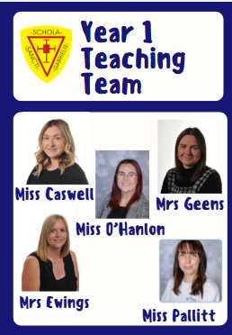 Meet the Year 1 staff