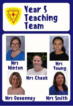 Meet the Year 5 staff
