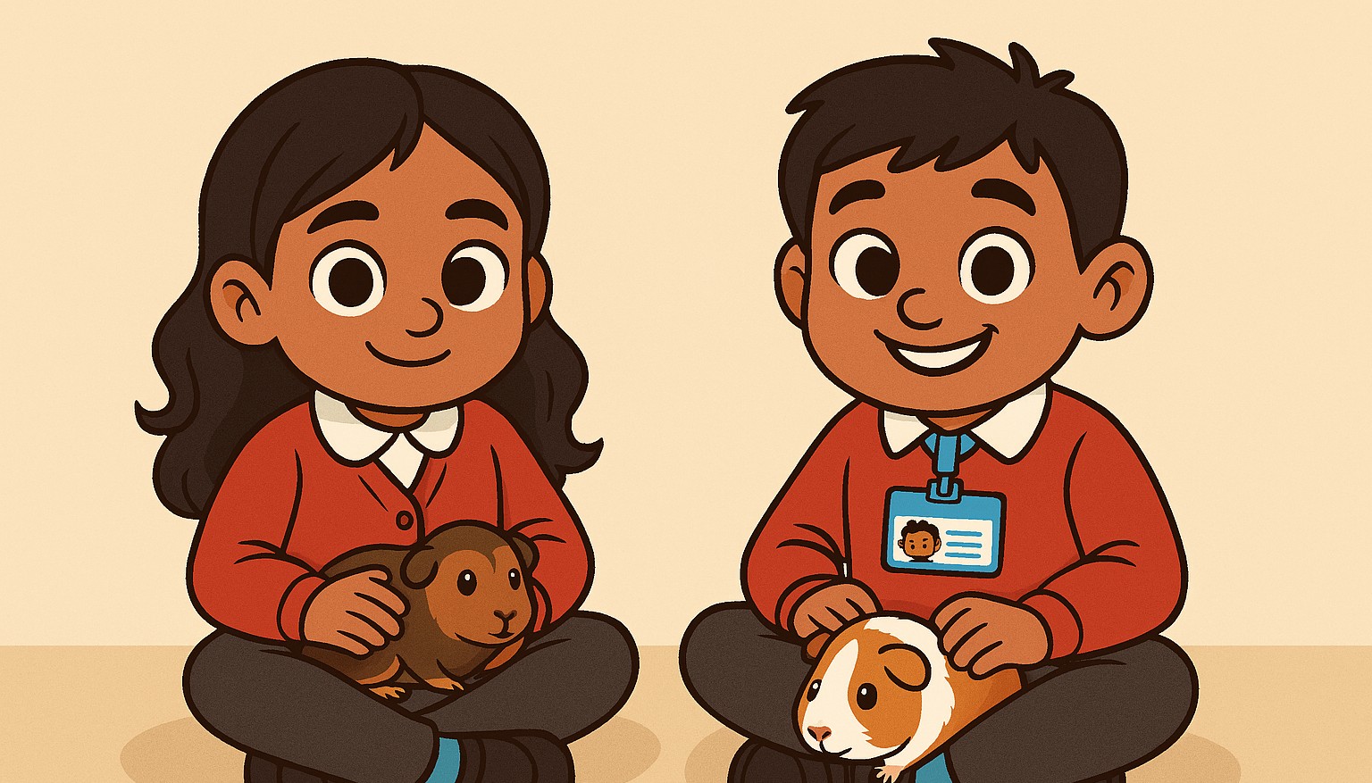 We have school guinea pigs!