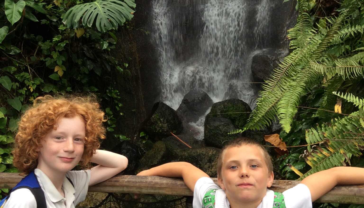 Our KS2 children enjoying the Eden Project. 