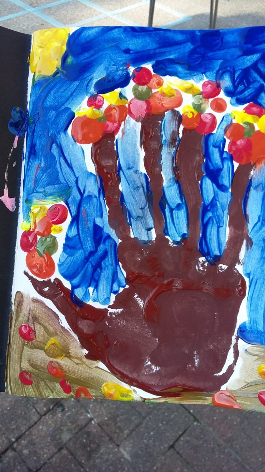 Finger painting