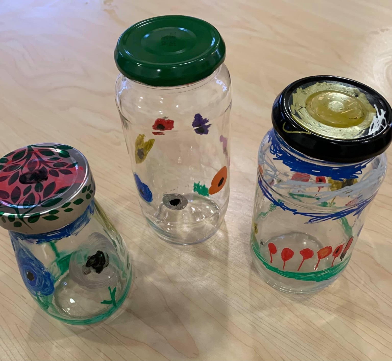 Glass jar designs