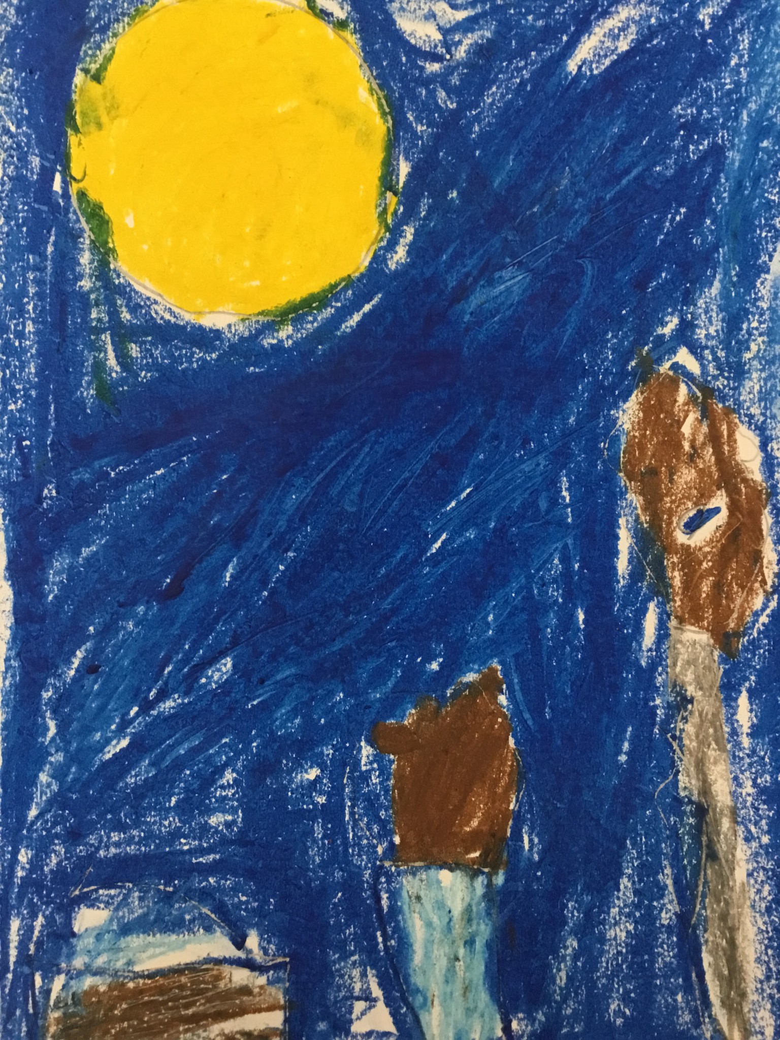 Paul Klee inspired cityscape