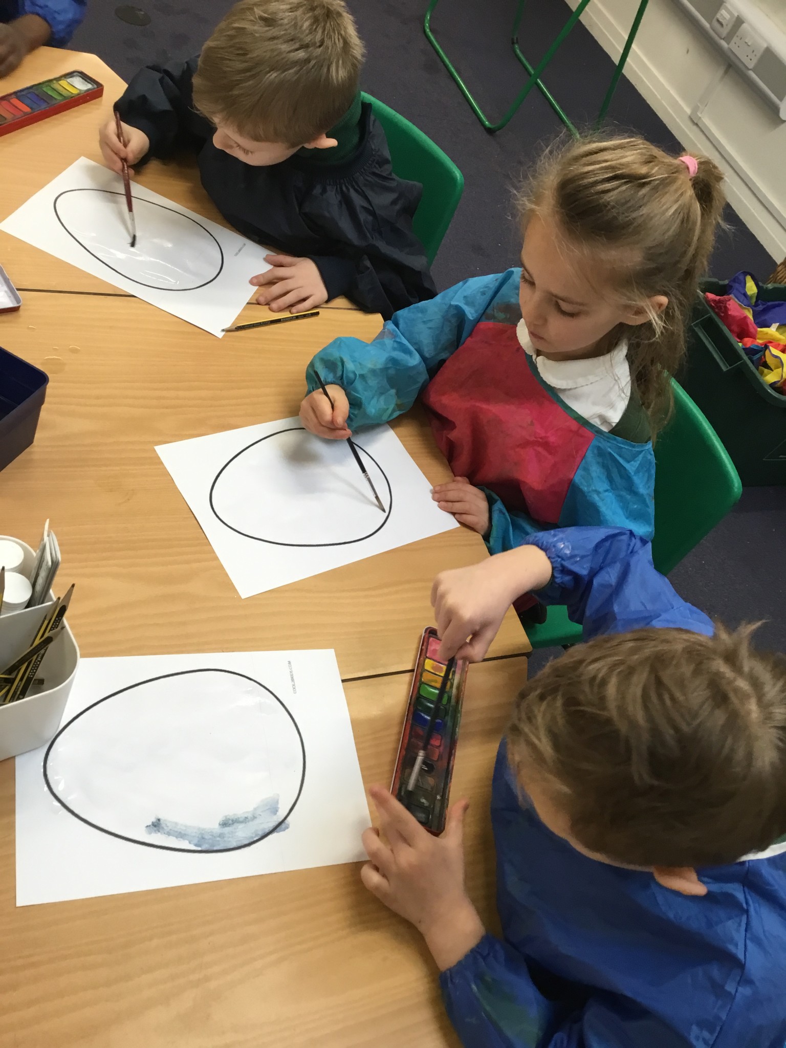 Watercolour dragon eggs