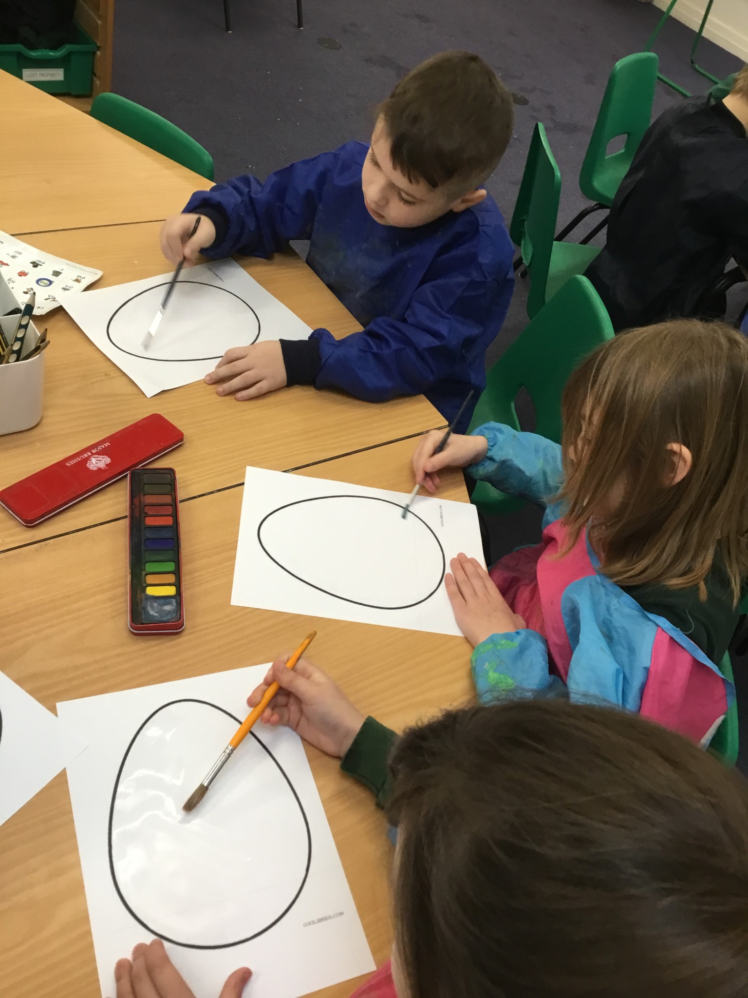 Watercolour dragon eggs